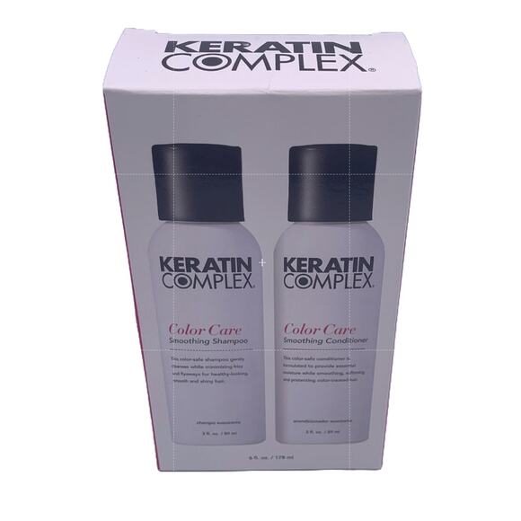 Keratin Complex COLOR CARE Shampoo/Conditioner Travel Set 6 oz (178 ml) NEW - Picture 1 of 6